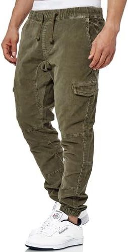 INDICODE JEANS - Cargobroek - Kaki - Walker