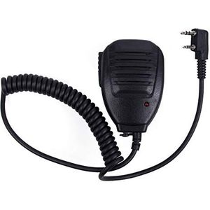 Mengshen® Baofeng Originele Draagbare Microfoon Speaker Mic voor Draagbare Transmitter-Ontvanger Radio UV-5R_M