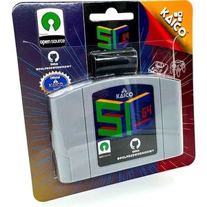 Kaico Edition SummerCart64 Open Source N64 Flash Cart with 64DD Support and Full N64 Compatibility - EverDrive x7 Competitor - N64 Compatible Game Cartridge with Micro SD card - SC64 Summer Cart 64
