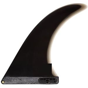LONGBOARD FIN Center Fin vervanging for Long Board Paddle Board Surfboard Surfing Tail Rudder Kayak Fin(Color:8.5 inch Black)