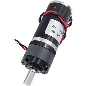 Planetaire transmissie, micro-DC-motor, 12 V ~ 24 V, met voor- en achteruit verstelbare metalen aandrijving (57 rpm, 24 V)