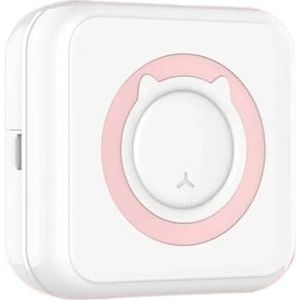Thermisch Printer Miniprinter Draagbare Thermische Stickers Papier Inktloze Bluetooth Draadloze Draagbare Labelprinter Duidelijk Snel(Pink)