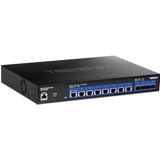 TRENDnet - 12-poorts 10G Web Smart Switch - 8 x 10G RJ-45-poorten - 4 x SFP+-sleuven - Rackmonteerbare Behuizing