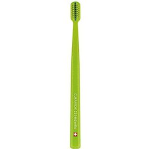 Curaprox CS 5460 Orthodontische Tandenborstel – Volwassenen Met Beugel | Zachte Dagelijkse Verzorging Met Beugelgroef | Groen-groen | Enkele Verpakking
