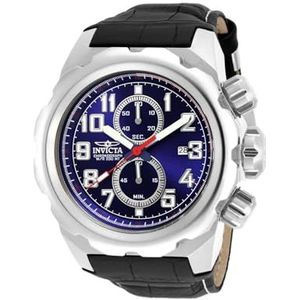 Invicta Heren 15067 Pro Diver Analoge Display Japans Quartz Zwart Horloge, Zwart/Blauw, Standard, Chronograaf