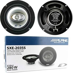 2 3-weg coaxiale luidsprekers compatibel met ALPINE SXE-2035S 20,00 cm 200 mm 8"" 45 watt rms 280 watt max impedantie 4 ohm 90 db spl auto, per paar