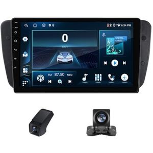 Android autoradio 2 Din geldt voor SEAT Ibiza 6J IV 4 2008-2015 met Draadloze Carplay Android Auto GPS Navi WiFi 9 inch met Bluetooth FM+ Achteruitrijcamera/Stuurwielbediening(X2)