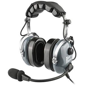 General Aviation Pilot Headset met GA Dual Connector, Microfoon met ruisonderdrukking, MP3 muziekingang en incl. Headset-tas