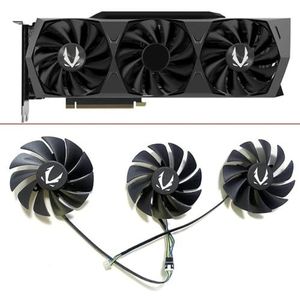 3 STUKS 89mm Koelventilator CF9015H12S 4PIN 12V 0.4A RTX3080 voor Trinity Voor ZOTAC RTX 3090 voor 3080 AMP HOLO RTX3080TI Ventilatoren(C)