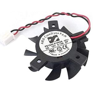 N+A Quiet Gale Graphics Card Cooling Fan voor FS1240-A1042A Diameter 37mm 12V 0,13A 4010 Graphics Fan 2-draads