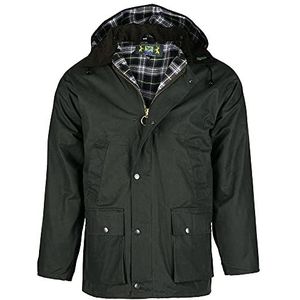 Engelse Country Waxjas, het Origineel, Regen- en Winddichte Jas | met Capuchon , Verschillende Kleuren