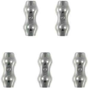 Draadkabelklemmen, 5 stuks, M2-M5 roestvrij staal, Simplex bouten, tang, draadkabelklem, kabelklem, eenvoudige grip, hardware, kabelklemmen, kabelklemmen (meten: type A M2)