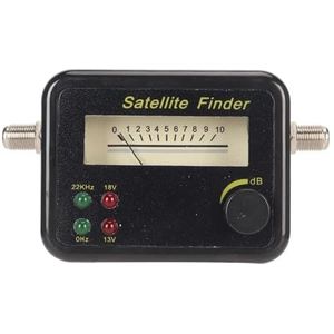 Draagbare bandsatellietzoeker met DB-niveauregeling en LNB naar REC-connector for signaal for detectie Hoge gevoeligheid