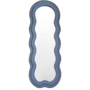Flamingueo Staande Spiegel - Golvende Spiegel, Wavy Mirror Teddy, Vloerspiegel, Decoratieve Wandspiegels, Kamerdecoratie, Asymmetrische Spiegel