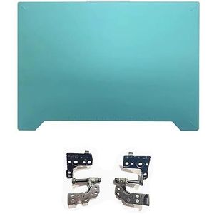 WANGHUIH LCD-achterklep bovendeksel + schermscharnieren compatibel met ASUS TUF Gaming F15 FX507 FA507 FX507Z FA507R-serie