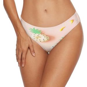 Anantty Dames Badmode Bikini Bottom Leuke Ananas Donut Zwembroek Zwembroek voor Meisjes Vrouwen, Meerkleurig, L