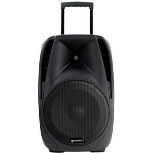 Gemini ES-15TOGO 200W Black loudspeaker - Loudluidsprekers (1.0 kanalen, Wired & Wireless, XLR/6.3mm/RCA 200 W, 50-20000 Hz, Zwart)