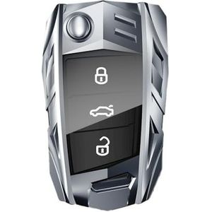 Autosleutel beschermhoes Voor Golf 7 Voor Gti Mk7 R Voor Touran Voor Octavia 3 Superb Metalen Cover Sleutel Schelpen Voor Karoq Voor Kodiaq Voor Seat Voor Leon Mk3 Sleutel Shell(6)