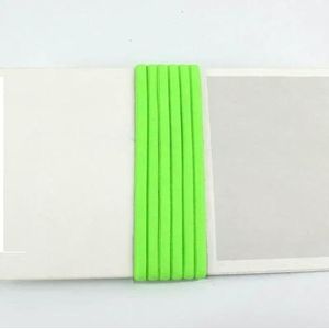 5/10M 3/5mm Elastisch Haarband Schoenen Ronde Touwen Koord Zachte Elastiekjes BH-kapje Nylon Elastiek Touw Naaiaccessoires-Fluorescerend Groen-5mm-5Meter