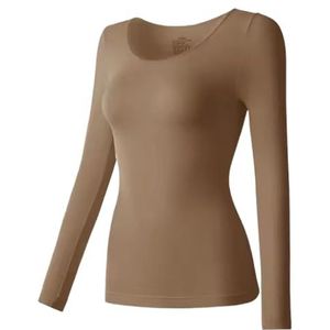 Thermisch ondergoed voor dames, tops | Thermische tops voor dames - Top met lange mouwen Thermisch ondergoed Warme lingerie voor dames en meisjes