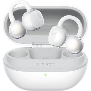 SoundPEATS Pop Clip Open Hoofdtelefoon, Bluetooth 5.4 Clip Hoofdtelefoon, Lichtgewicht en Comfortabel, AI pratende ruisonderdrukking, Dubbele Connectiviteit, Immersieve Audio Draadloze Hoofdtelefoon