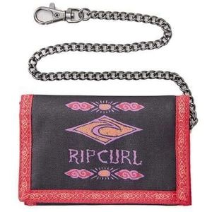 Rip Curl Diamond Chain Polyester Portemonnee in Rood/Zwart, Rood/Zwart