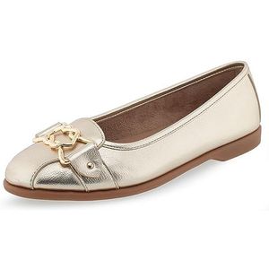 Aerosoles Dames Bia Ballerina's, Zacht Goud PU, 38 EU