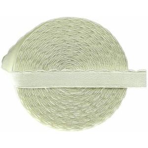 BH-band elastiek 3/8"" 1/2"" 5/8"" 10mm 13.0mm 15mm Pluche schouderband Ondergoed Lingerie Naaiwerk Afwerking 2 5 10 Yard-Cannoli Cream-15mm-2 Yards