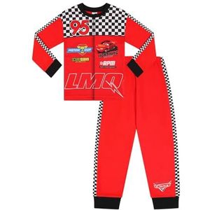 Disney Pixar Jongens Meisjes Cars Racing Pak Lange Pyjama Set Kids PJ's, Rood, 4-5 jaar