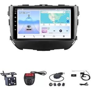 9 Inch Autoradio Voor Suzuki Vitara Brezza 2016-2019 Carplay Android Navigatie GPS Bluetooth Multimedia Speler Smart Automotive Systeem(WIFI 2G+32G)