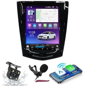 Android 14 Autoradio Navi voor C-adillac ATS ATSL XTS SRX CTS (2009-2014) 9.7 ""Verticale schermradio met draadloze carplay Android Car GPS met Bluetooth 5.0 HIFI FM 5G-WiFi SWC MIC,M150s