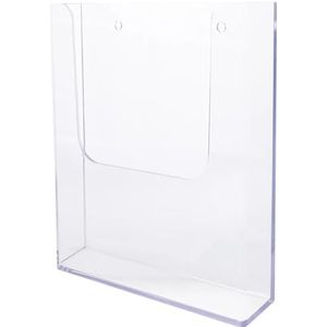 Tijdschriftenrek van acryl, wandmontage, moderne, heldere