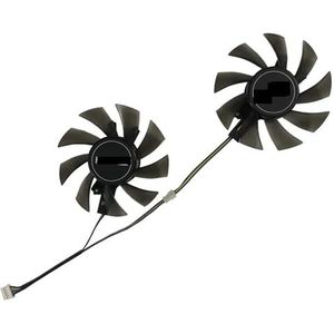 2 stuks GPU VGA-koeler, T128015DU, videokaartventilator, voor KUROUTOSHIKOU voor GTX 1650 4GB, voor GTX1060 OC 3GB