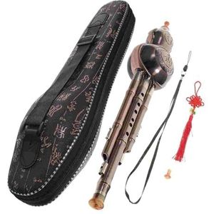 Hulusi Muziekinstrumenten Chinese Traditionele Hulusi-volksinstrumenten Voor Beginners Om Het Chinese Fluitinstrument Kalebasfluit Te Leren (Color : C KEY)