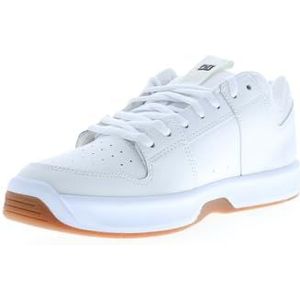 DC Lynx Zero Casual skate-schoen voor heren, wit, rubber., 45 EU