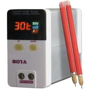 Puntlasapparaat, 11000 mAh, accu-puntlasapparaat, max. 650 A uitgangsstroom, 16,4 ft nikkelplaat, 8 versnellingen instelbaar, huishoudelijk draagbaar, doe-het-zelf acculasapparaat, met lcd-digitaal
