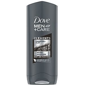 DOVE douchegel Men + Care ""Elements Charcoal + Clay"" - 6 stuks (6 x 250 ml)