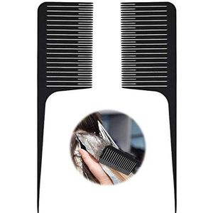 2 stuks antistatische professionele kam, ontwarring, toupier, strengen, styling haarkam, steelkam voor kappers, haarkleuring, salon, accessoires voor vrouwen en mannen