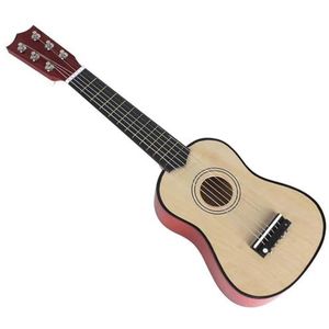 miniatuur muzikale ornamenten 6-snarige ukelele prachtige draagbare creatieve ambachten klein muziekinstrument klassieke retro muziek 21 inch