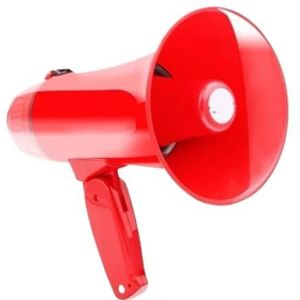 Oplaadbare Handluidspreker Met Opnamefunctie, Perfect For Buitenpromoties(Rot)