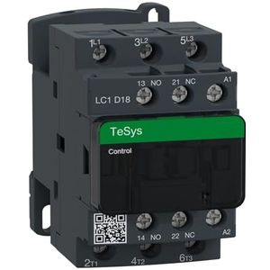 LC1D18G7 AC elektrische magnetische schakelaar, zwart, 1 stuk, 3 NO