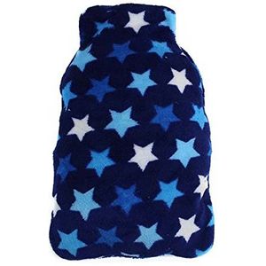 DieffematicRSD Warmwaterkruik Hot Water Bag Cloth Cover Water-filled Hot Water Bag Super Soft (Color : Blue moon)