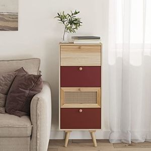 DIGBYS Highboard met laden 40x30x95 cm Engineered Wood