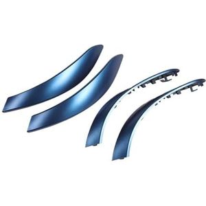 Auto interieurdeurgrepen Voor BMW 3 4 3GT-serie 2013-2018 F30 316d 318d 320d F31 320i 325d Binnendeurgreep Buitengreep Afdekkap(Blue 4PCS)