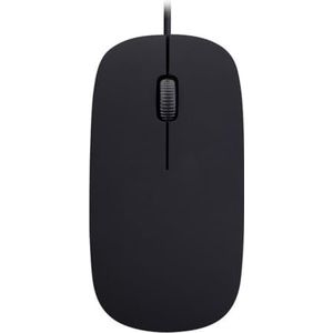 Suammiitstrieadea Thuis Werken Draagbare Computer Muis 3-Key Business Geluidsarme Bedrade Muizen met Scroll Wheel Laptop Desktop PC Accessoire Zwart