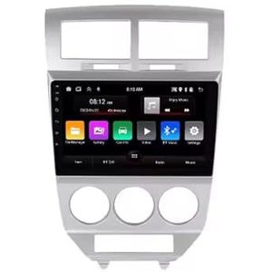 Android 14 Autoradio 9 inch touchscreen voor Dodge Caliber 2007-2014 Autoradio Navigatie met Carplay met GPS navigatie Bluetooth FM USB Steering Wheel Control(B7 1G+32G)