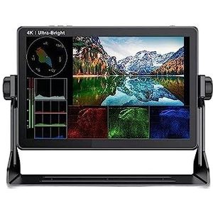 Cameraveldmonitor LUT11S 10,1-inch monitor 2000nit ultrahelder IPS-touchscreen 3DLUT 3G-SDI DSLR-cameraveld met F970 extern Meer gedetailleerd beeld