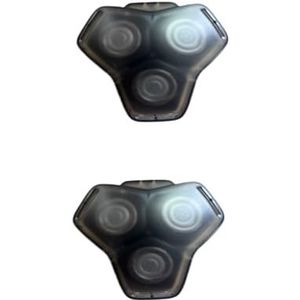 SH71 Reservekop voor scheerapparaat, compatibel met Philips, serie 5000, 7000, S7732, S7735, S7731, S7910, S8050, S9932, S9935, S9936, S7888, scheermesjes, 2 stuks