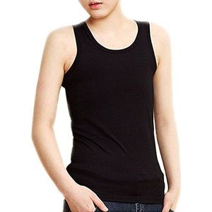 BaronHong Borstband korset zomer tank tops voor tomboy lesbiennes, zwart, M