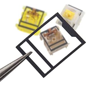 Mechanische toetsenbordschakelaar, folie, 120 stuks, switches, film, inter-axiale papierschakelaar, reparatie, HTV, inter-axiale pad structuur, compatibel met Cherry MX Kailh Gateron-schakelaar